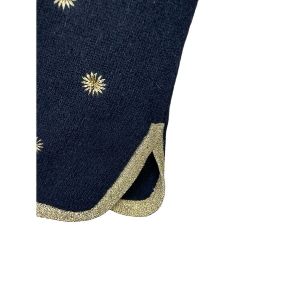 Vintage Charter Club petites by Jane Justin‎  Lambswool Angora Black Cardigan L - Picture 9 of 12